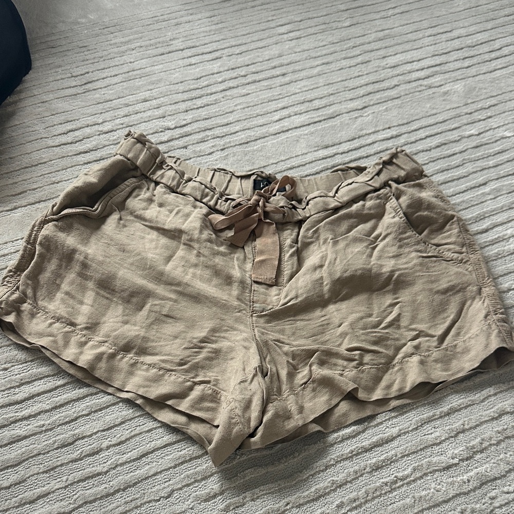 LOFT Tan linen Women's Shorts